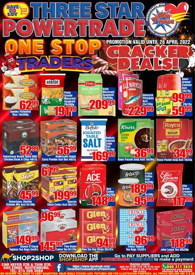 Three Star Cash and Carry specials - 20/04/2022 - 26/04/2022. Page 1