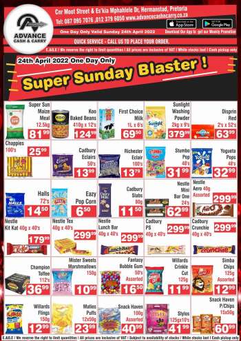 Advance Cash & Carry catalogue  - 24/04/2022 - 24/04/2022.