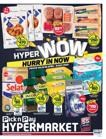 Pick n Pay Hypermarket catalogue  - 25/04/2022 - 08/05/2022.