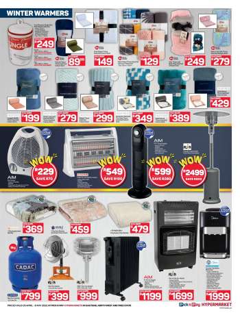 electric blanket pick n pay