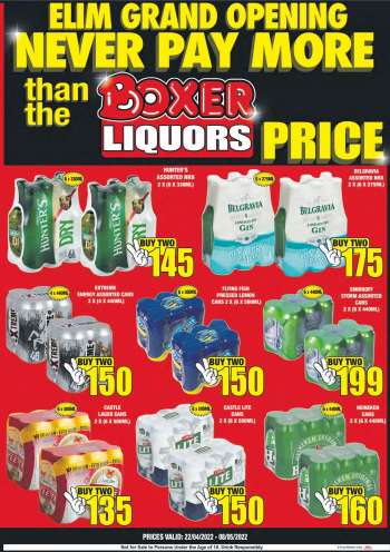 Boxer catalogue  - 25/04/2022 - 08/05/2022.