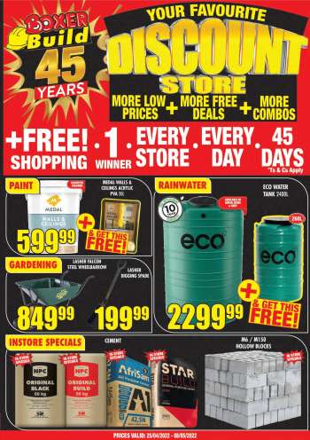 Boxer catalogue  - 25/04/2022 - 08/05/2022.