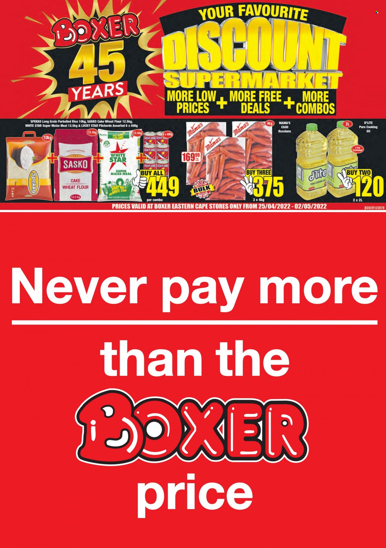 Boxer specials - 25/04/2022 - 02/05/2022. Page 1