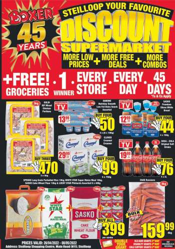Boxer catalogue  - 26/04/2022 - 08/05/2022.