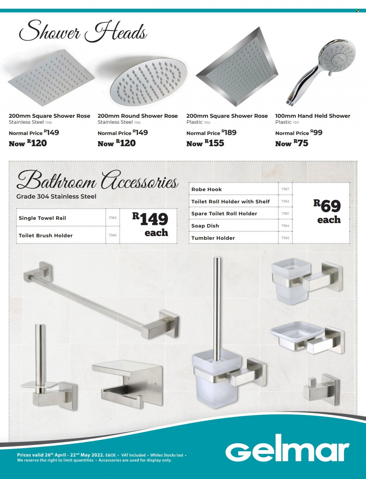 Gelmar specials - 26/04/2022 - 22/05/2022. Page 1