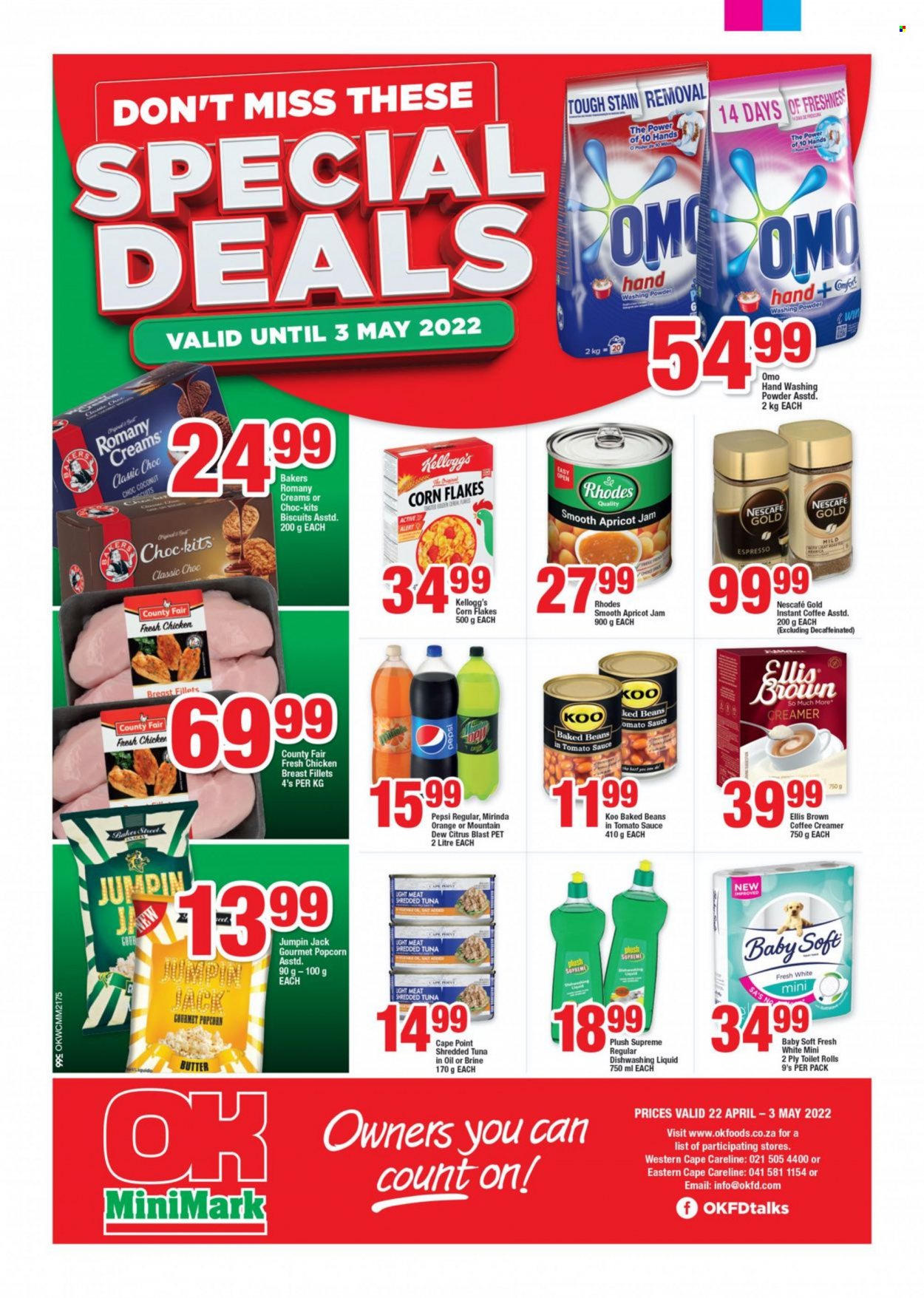 OK Foods specials - 22/04/2022 - 03/05/2022. Page 1