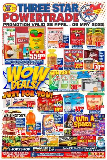 Three Star Cash and Carry catalogue  - 25/04/2022 - 09/05/2022.
