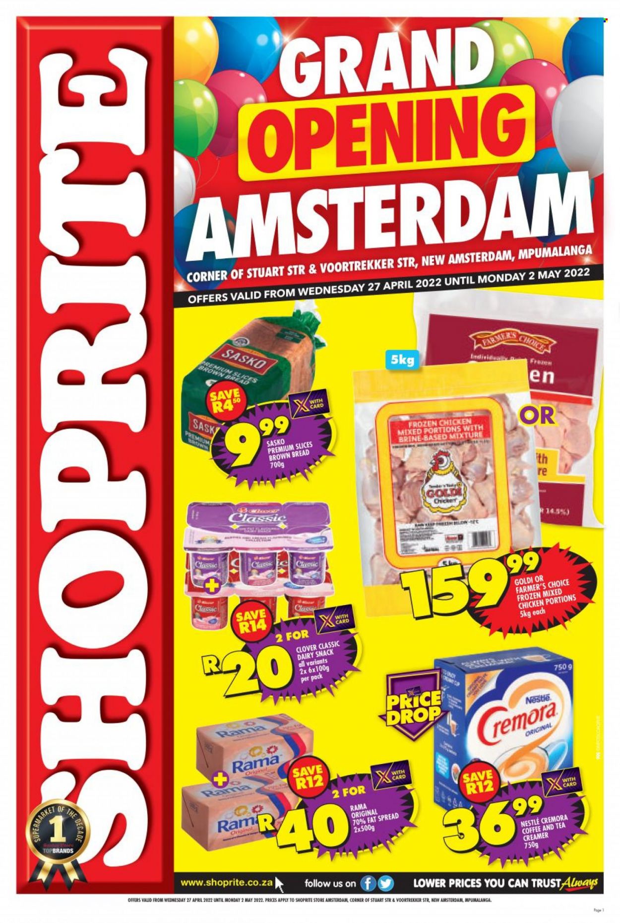 Shoprite specials - 27/04/2022 - 02/05/2022. Page 1