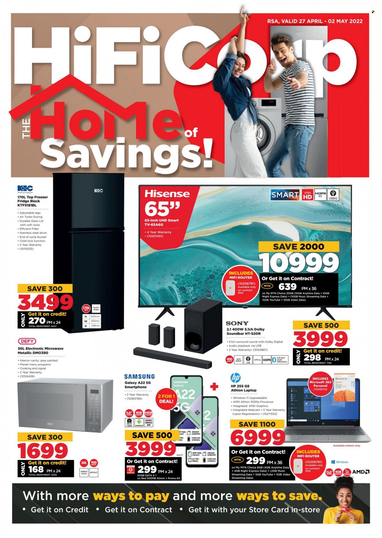 HiFi Corp specials - 27/04/2022 - 02/05/2022. Page 1