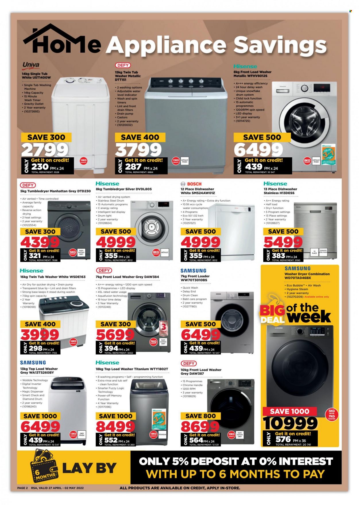 HiFi Corp specials - 27/04/2022 - 02/05/2022. Page 2