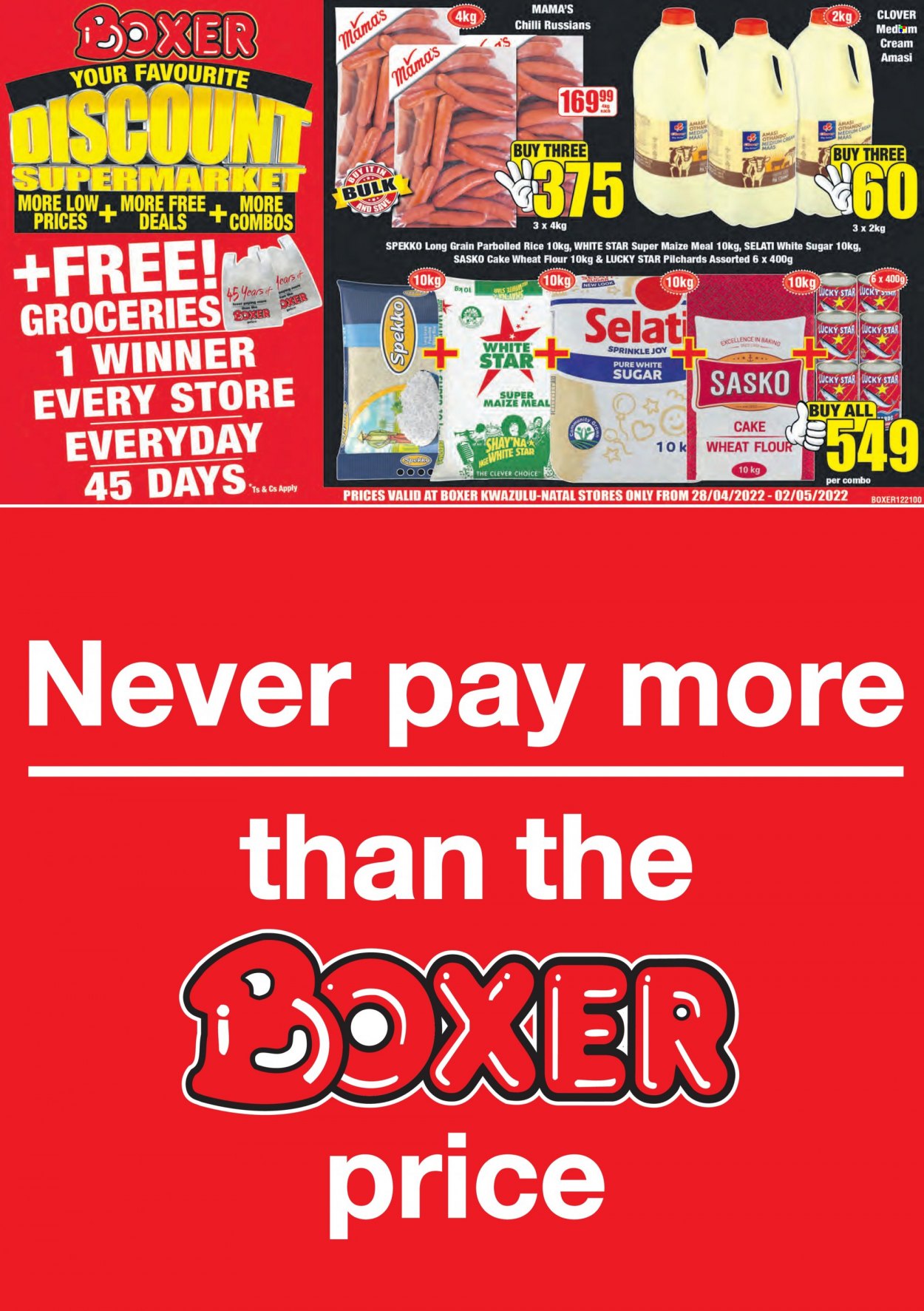 Boxer specials - 28/04/2022 - 02/05/2022. Page 1