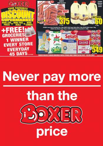 Boxer catalogue  - 28/04/2022 - 02/05/2022.