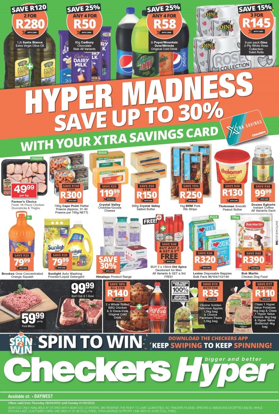 Checkers specials - 28/04/2022 - 01/05/2022. Page 1