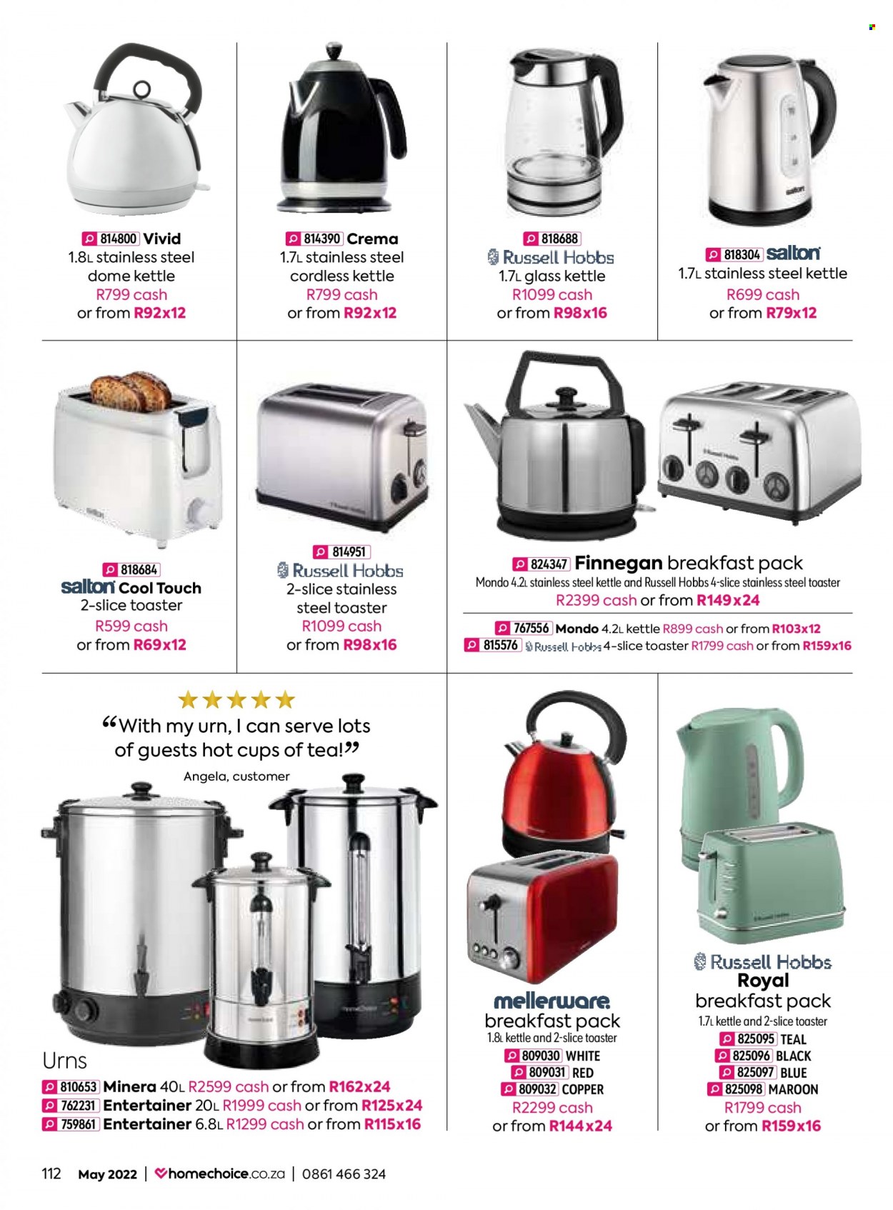 HomeChoice specials - 01/05/2022 - 31/05/2022. Page 112