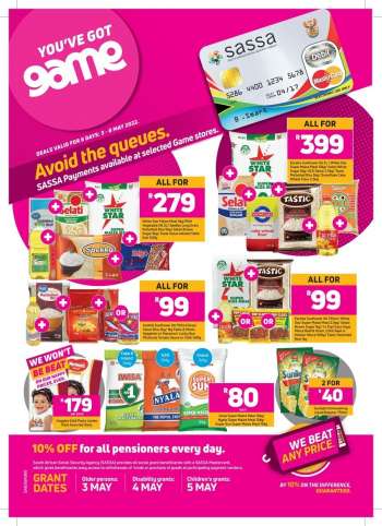 Game catalogue  - 03/05/2022 - 08/05/2022.