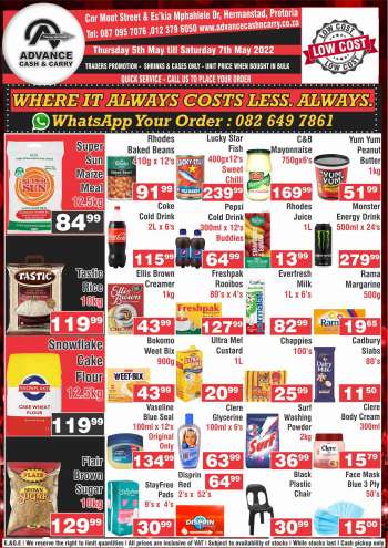 Advance Cash & Carry catalogue  - 05/05/2022 - 07/05/2022.