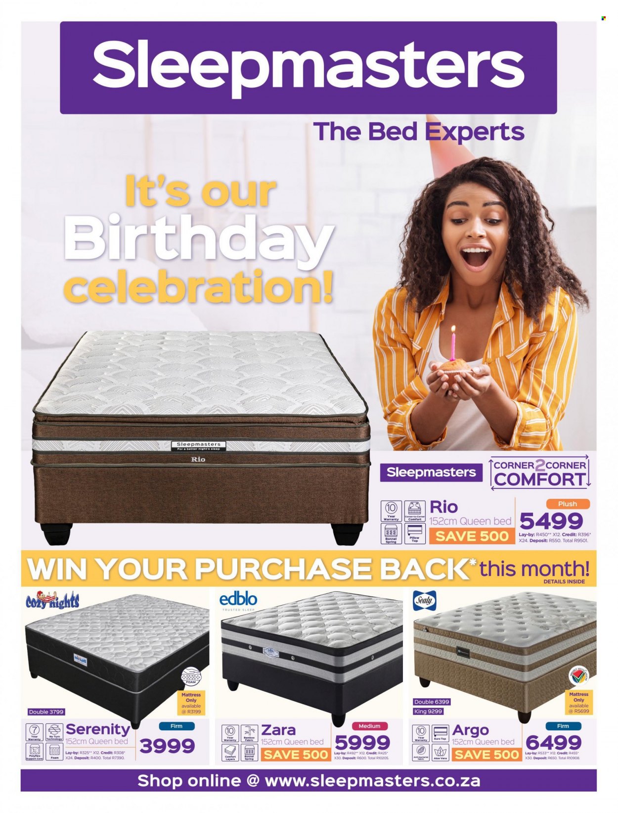 Sleepmasters specials - 09/05/2022 - 05/06/2022. Page 1