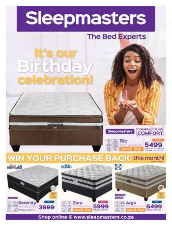 Sleepmasters catalogue  - 09/05/2022 - 05/06/2022.