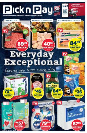 Pick n Pay catalogue  - 09/05/2022 - 18/05/2022.