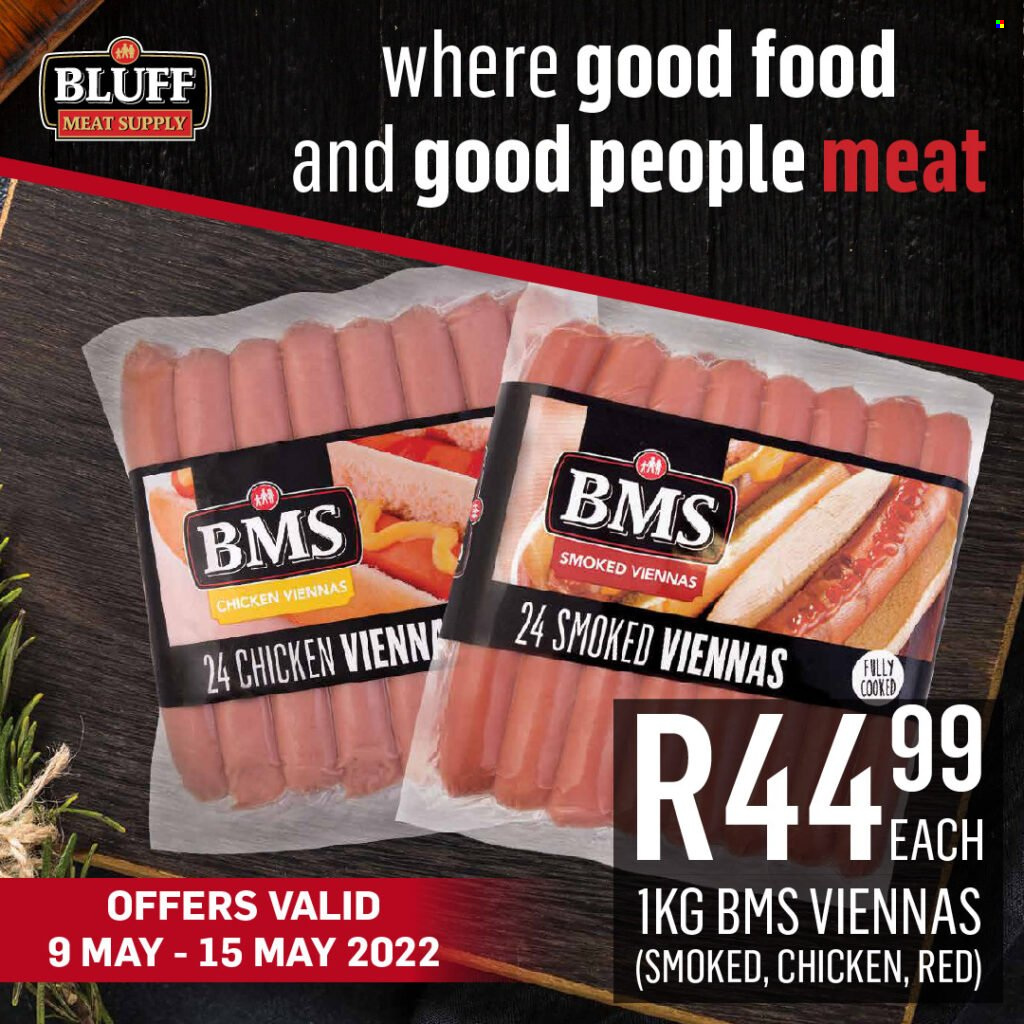 Bluff Meat Supply catalogue  - 09/05/2022 - 15/05/2022 - Sales products - vienna sausage. Page 3.