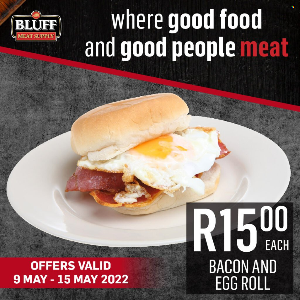 Bluff Meat Supply catalogue  - 09/05/2022 - 15/05/2022 - Sales products - bacon, egg rolls. Page 8.