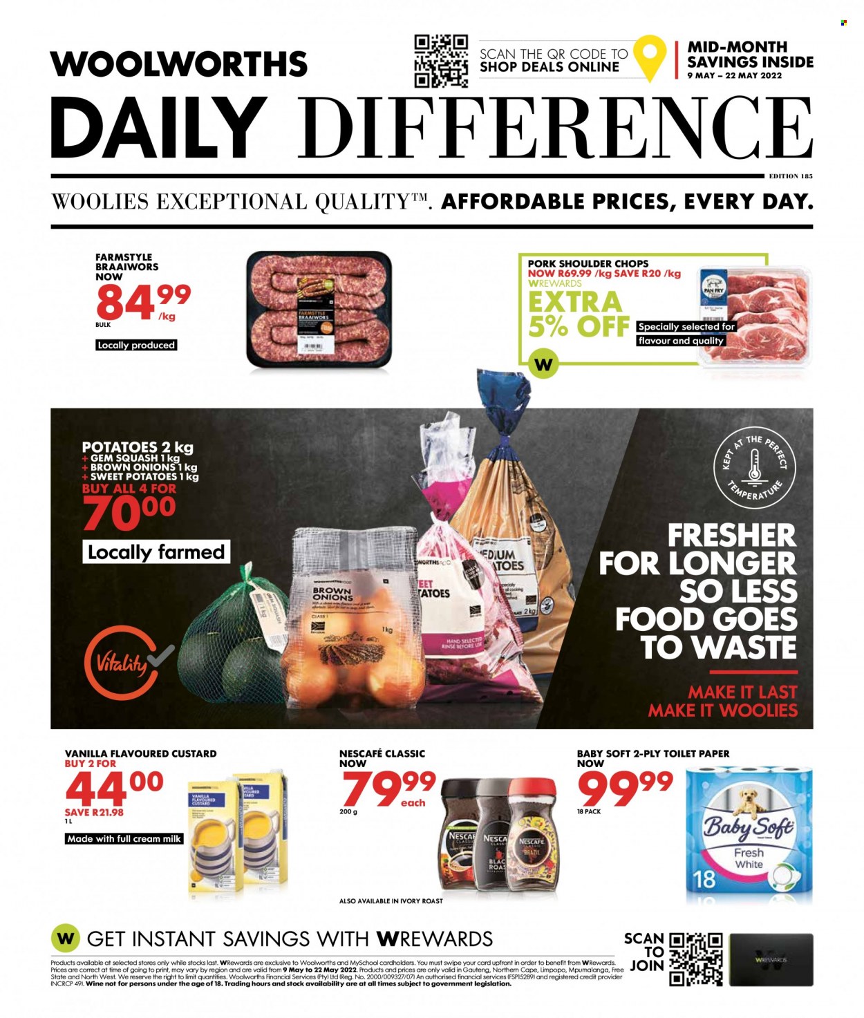 Woolworths specials - 09/05/2022 - 22/05/2022. Page 1