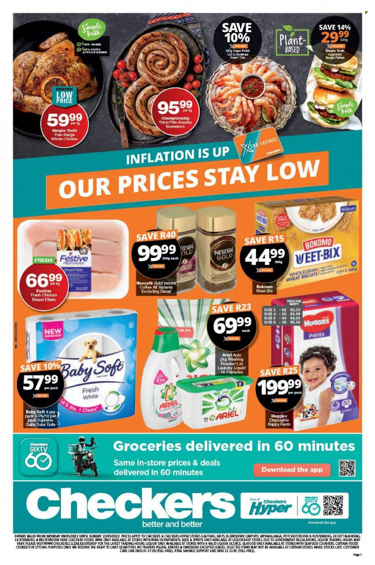 Checkers specials - 09/05/2022 - 22/05/2022. Page 1