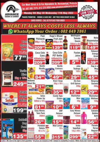 Advance Cash & Carry catalogue  - 09/05/2022 - 11/05/2022.