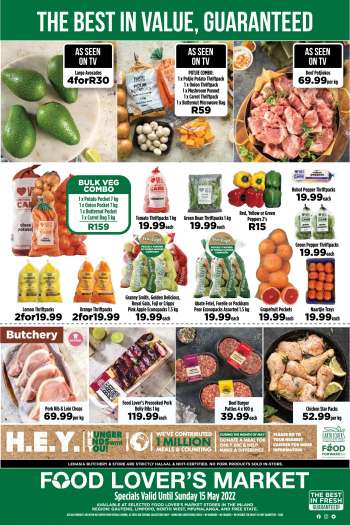 Food Lover's Market catalogue  - 10/05/2022 - 15/05/2022.