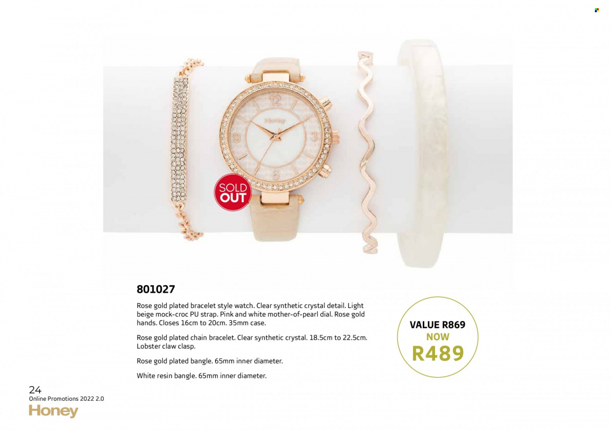 Honey specials. Page 26