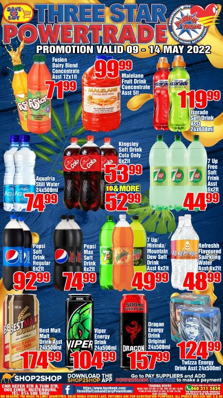Three Star Cash and Carry specials - 09/05/2022 - 14/05/2022. Page 1
