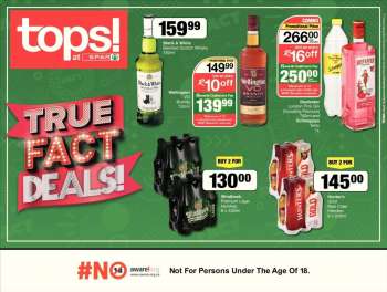 TOPS at SPAR catalogue  - 12/05/2022 - 14/05/2022.