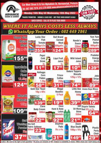 Advance Cash & Carry catalogue  - 16/05/2022 - 18/05/2022.