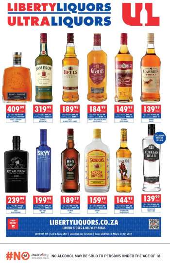 Liberty Liquors catalogue  - 16/05/2022 - 31/05/2022.