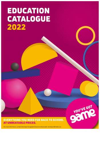 Game catalogue .
