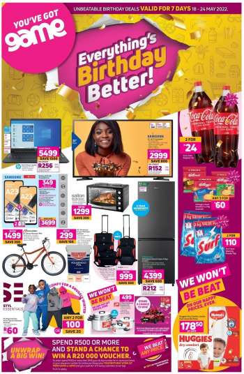 Game catalogue  - 18/05/2022 - 24/05/2022.