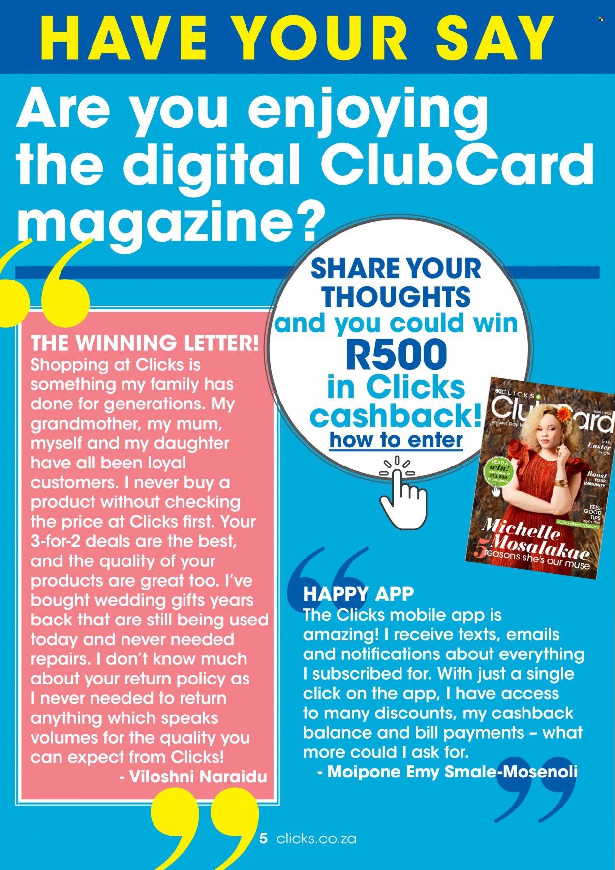Clicks specials. Page 5