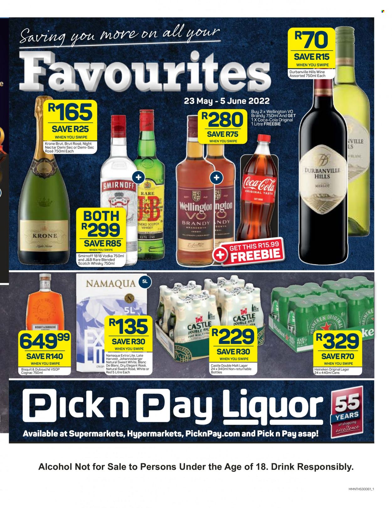 Pick n Pay Liquor specials - 23/05/2022 - 05/06/2022. Page 1