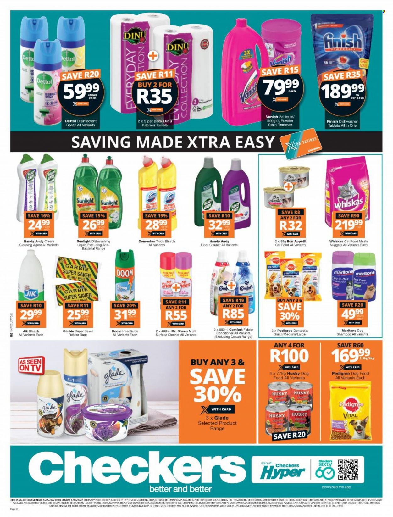 Checkers specials - 23/05/2022 - 12/06/2022. Page 16