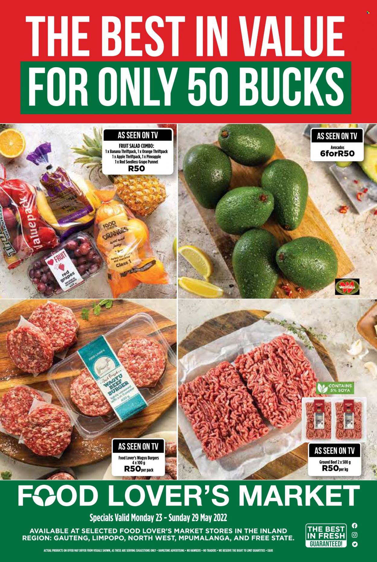 Food Lover's Market specials - 23/05/2022 - 29/05/2022. Page 1