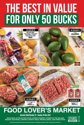 Food Lover's Market catalogue  - 23/05/2022 - 29/05/2022.