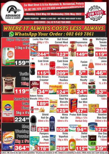 Advance Cash & Carry catalogue  - 23/05/2022 - 25/05/2022.