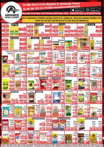 Advance Cash & Carry catalogue  - 23/05/2022 - 29/05/2022.