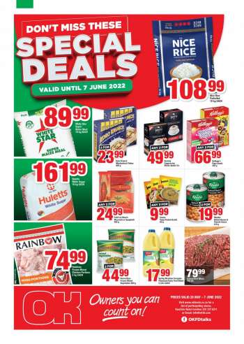 OK Foods catalogue  - 25/05/2022 - 07/06/2022.