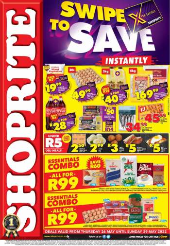 Shoprite catalogue  - 26/05/2022 - 29/05/2022.
