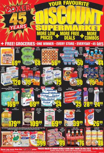 Boxer catalogue  - 26/05/2022 - 01/06/2022.