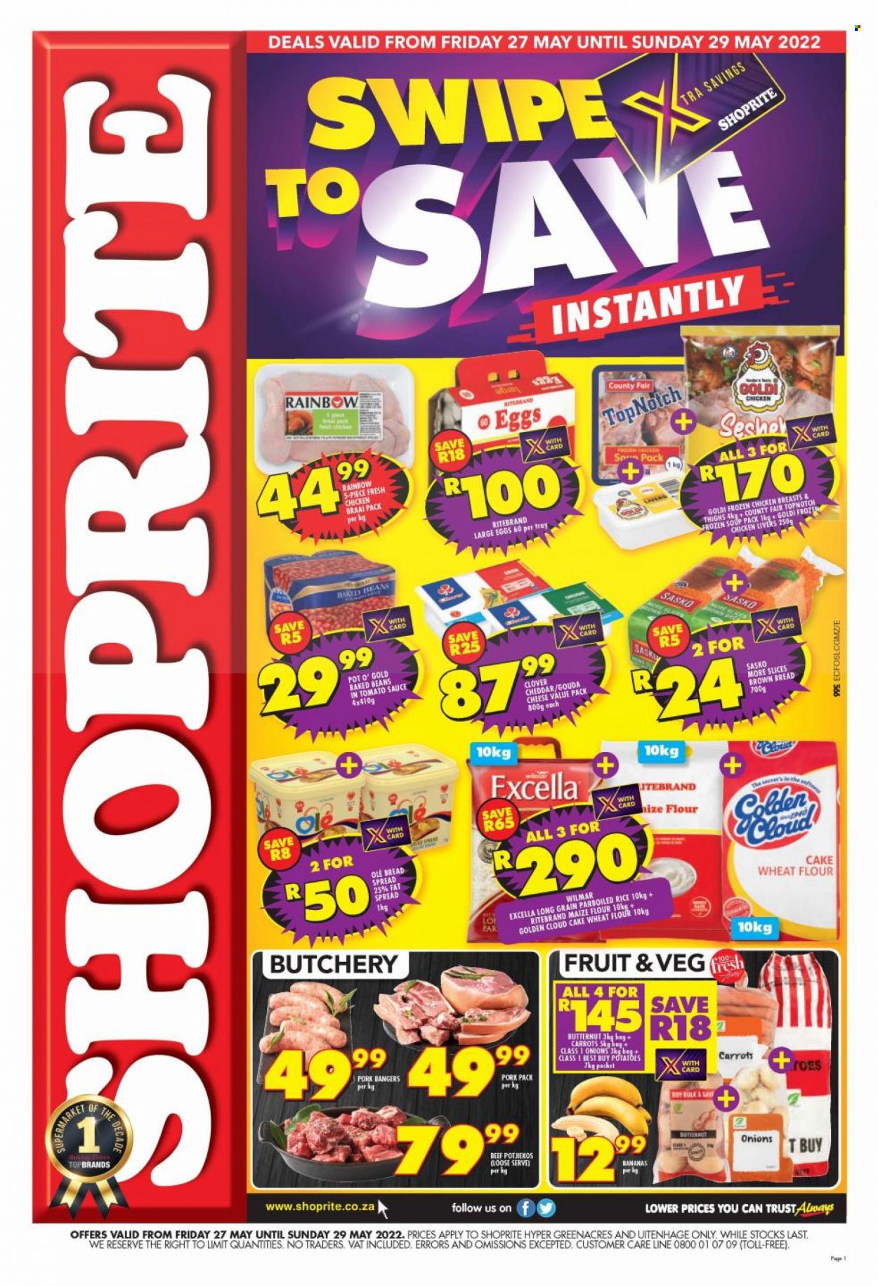 Shoprite specials - 27/05/2022 - 29/05/2022. Page 1