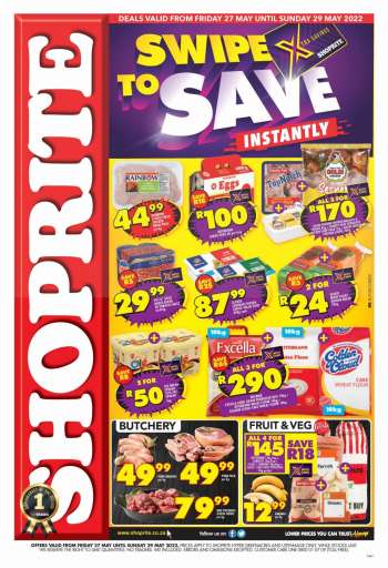 Shoprite catalogue  - 27/05/2022 - 29/05/2022.