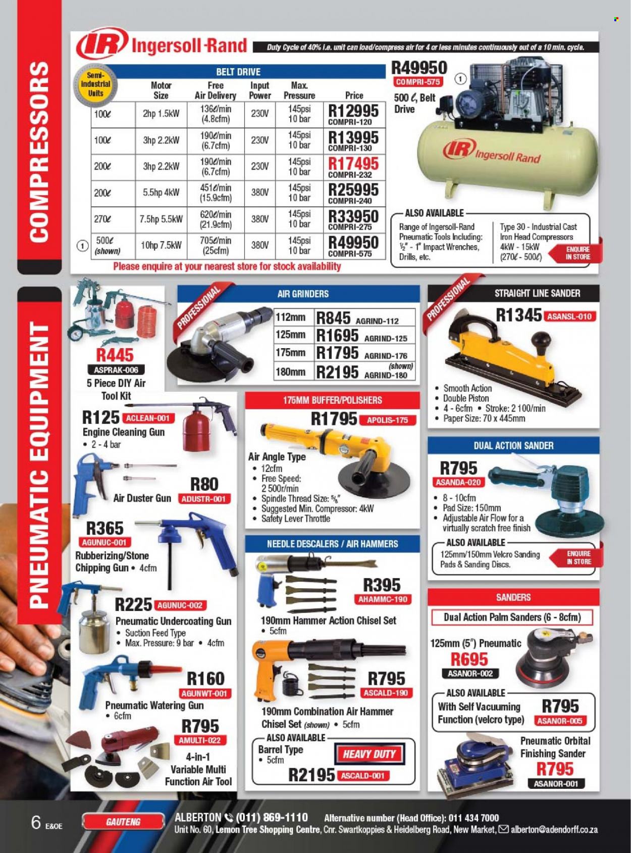Adendorff Machinery Mart specials. Page 8