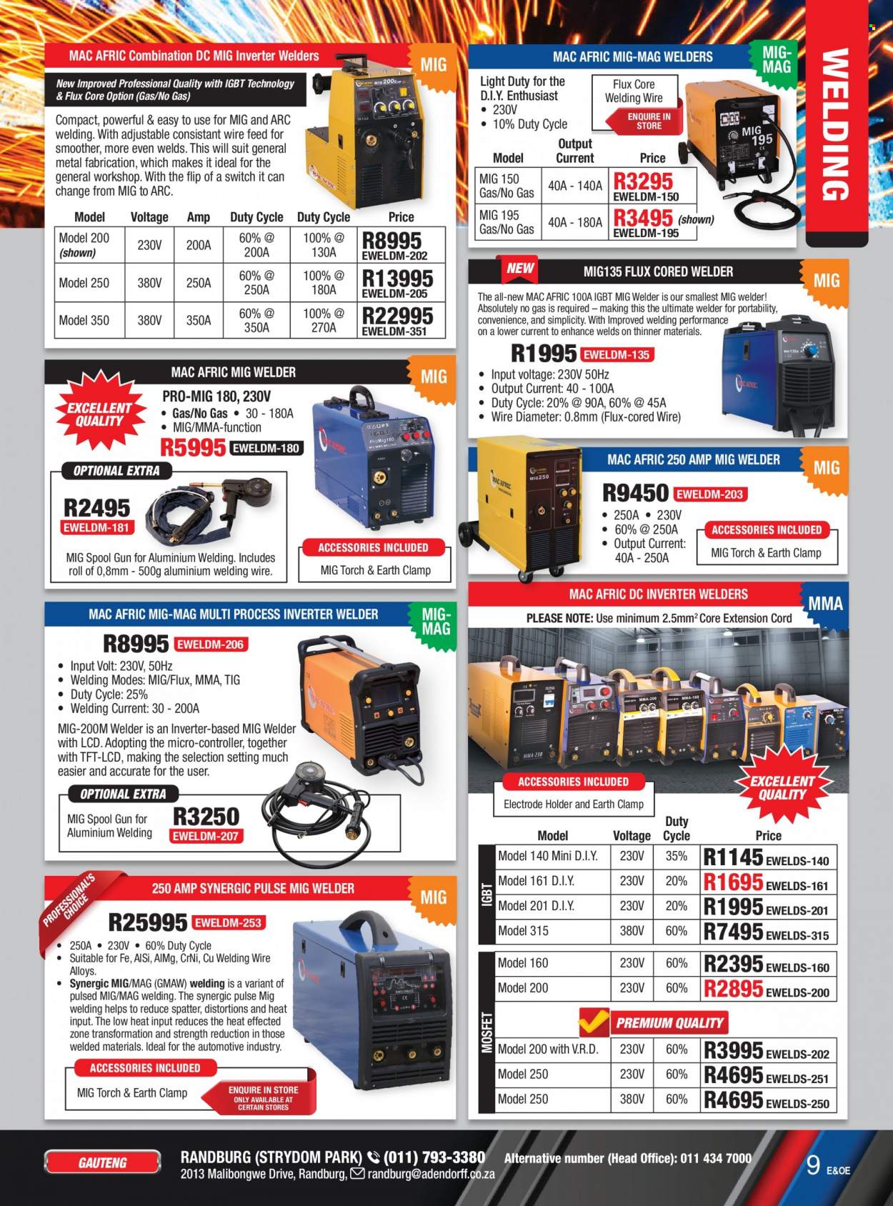 Adendorff Machinery Mart specials. Page 11